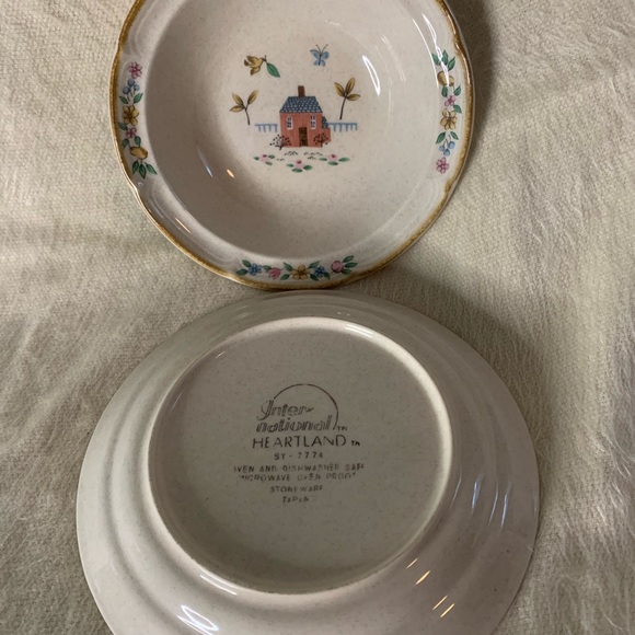 International China Company Stoneware “Heartland” Bowl and Plate set - Picture 3 of 5